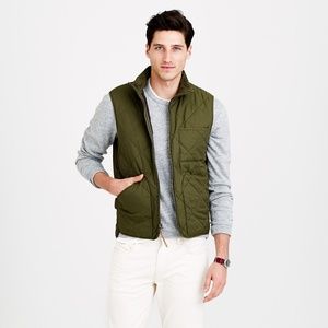 J. Crew Sussex Quilted Vest with PrimaLoft®